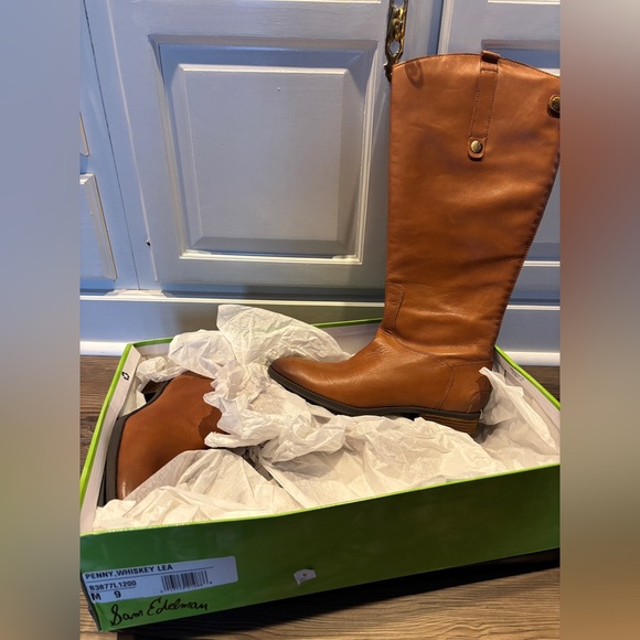 NIB Sam Edelman Penny Whisky wide calf sz 9 - Picture 4 of 7
